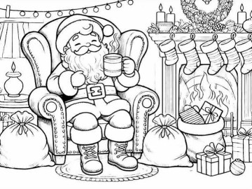 tranh-to-mau-ong-gia-noel-canh-cua-dua-be-buoc-vao-the-gioi-giang-sinh-nhiem-mau