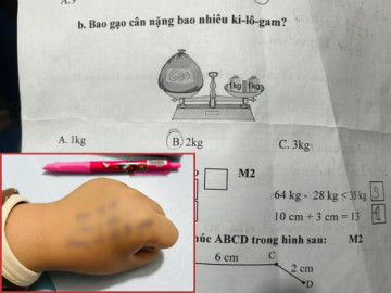 mxh-xon-xao-buc-hinh-me-thai-nguyen-chuan-bi-phao-chep-tay-cho-con-lop-2-di-thi-toan-phu-huynh-dong-loat-lam-theo