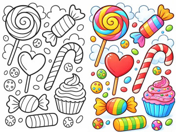 goi-y-tranh-to-mau-banh-keo-ngot-giup-be-hoc-mau-sac-tang-sang-tao-va-gan-ket-voi-bo-me