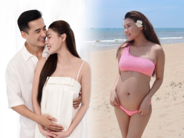 thuy-diem-dien-bikini-goi-cam-khoe-bung-bau-vuot-mat-luong-the-thanh-noi-mot-cau-chuan-ong-chong-quoc-dan